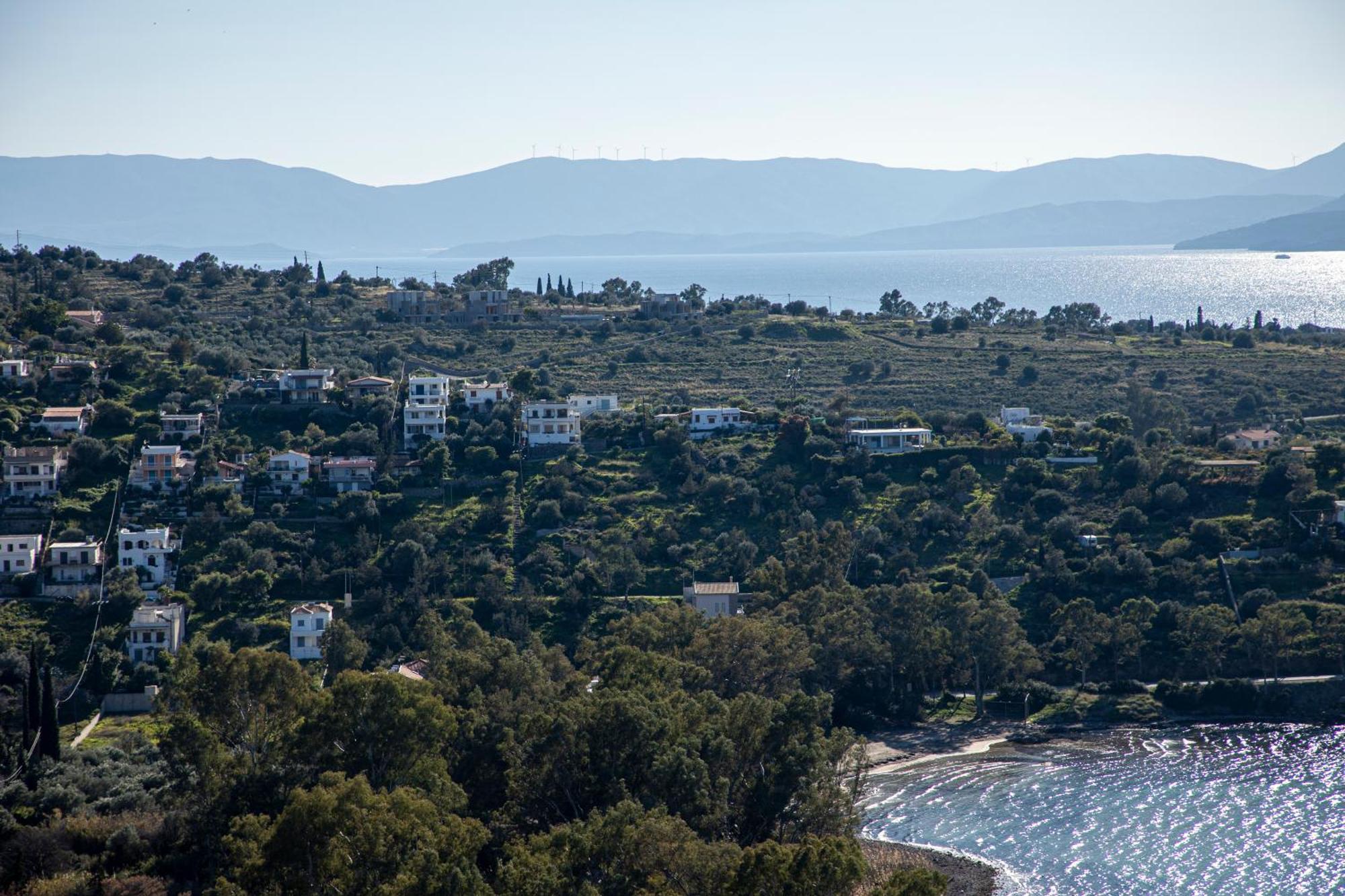 Aegina Sea View Villa Eginitissa Exterior photo
